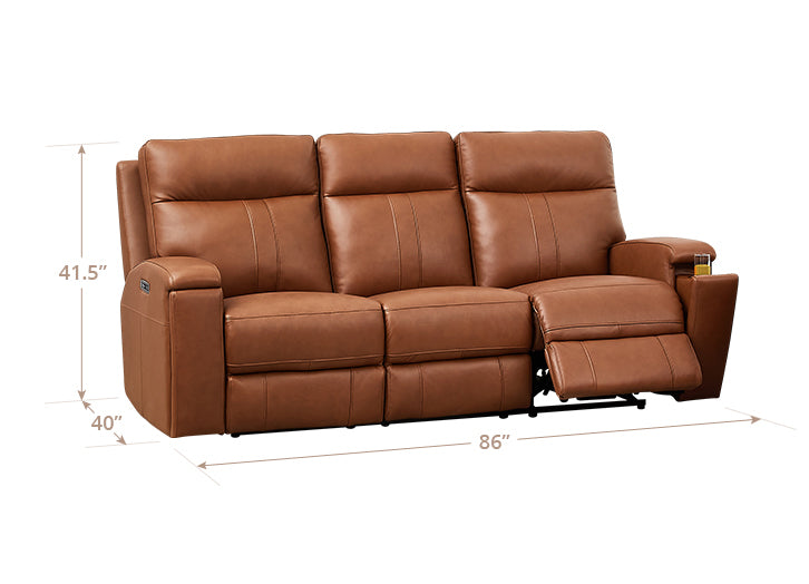 Venice Power Headrest Zero Gravity Reclining Sofa