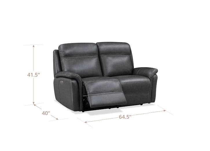 Cascade Power Headrest Zero Gravity Reclining Loveseat