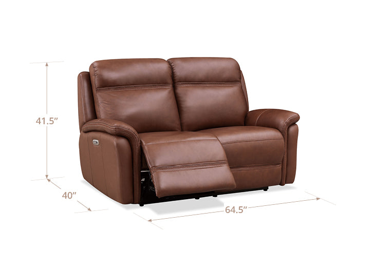 Cascade Power Headrest Zero Gravity Reclining Loveseat