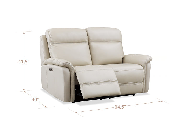 Cascade Power Headrest Zero Gravity Reclining Loveseat
