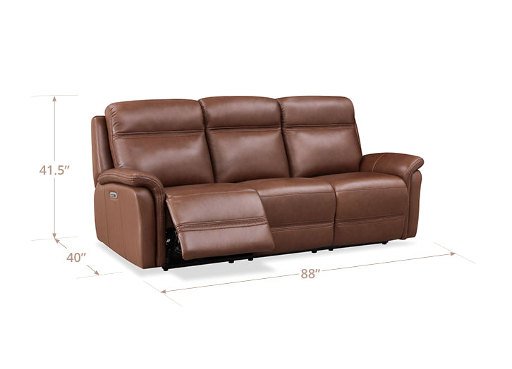 Cascade Power Headrest Zero Gravity Reclining Sofa