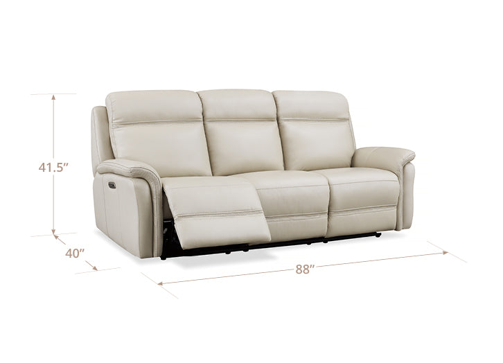 Cascade Power Headrest Zero Gravity Reclining Sofa