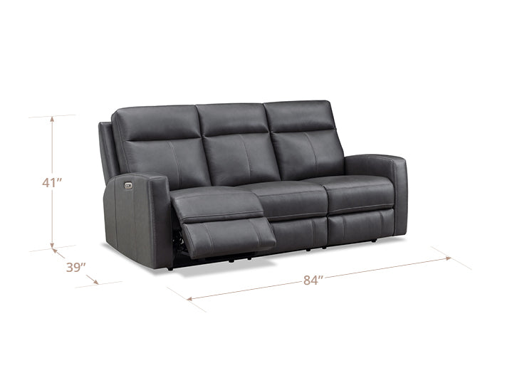 Muskoka Power Headrest Zero Gravity Reclining Sofa