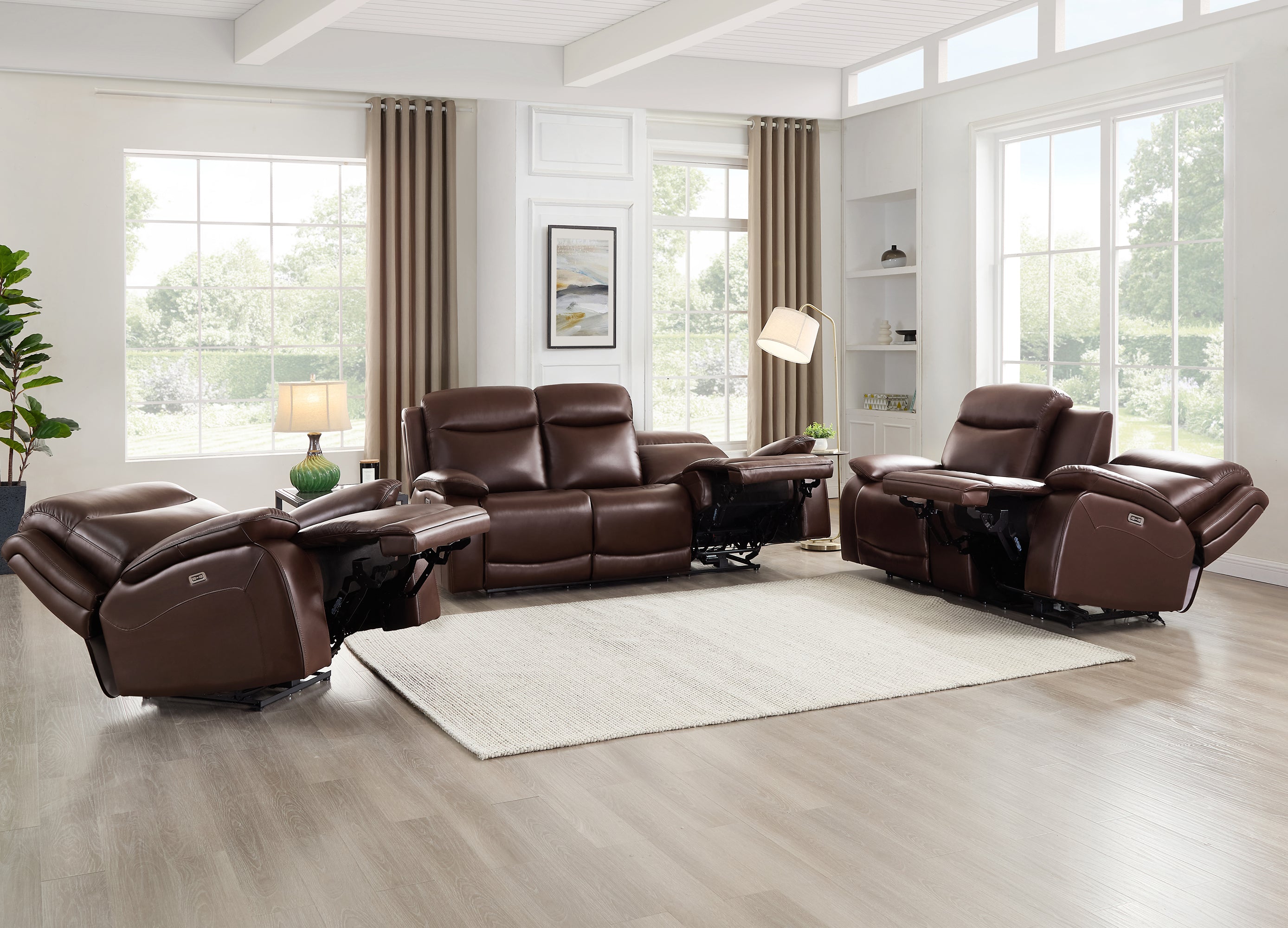 Jackson Power Headrest Zero Gravity Reclining Loveseat with Console