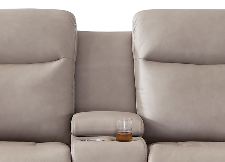 Jackson Power Headrest Zero Gravity Reclining Loveseat with Console