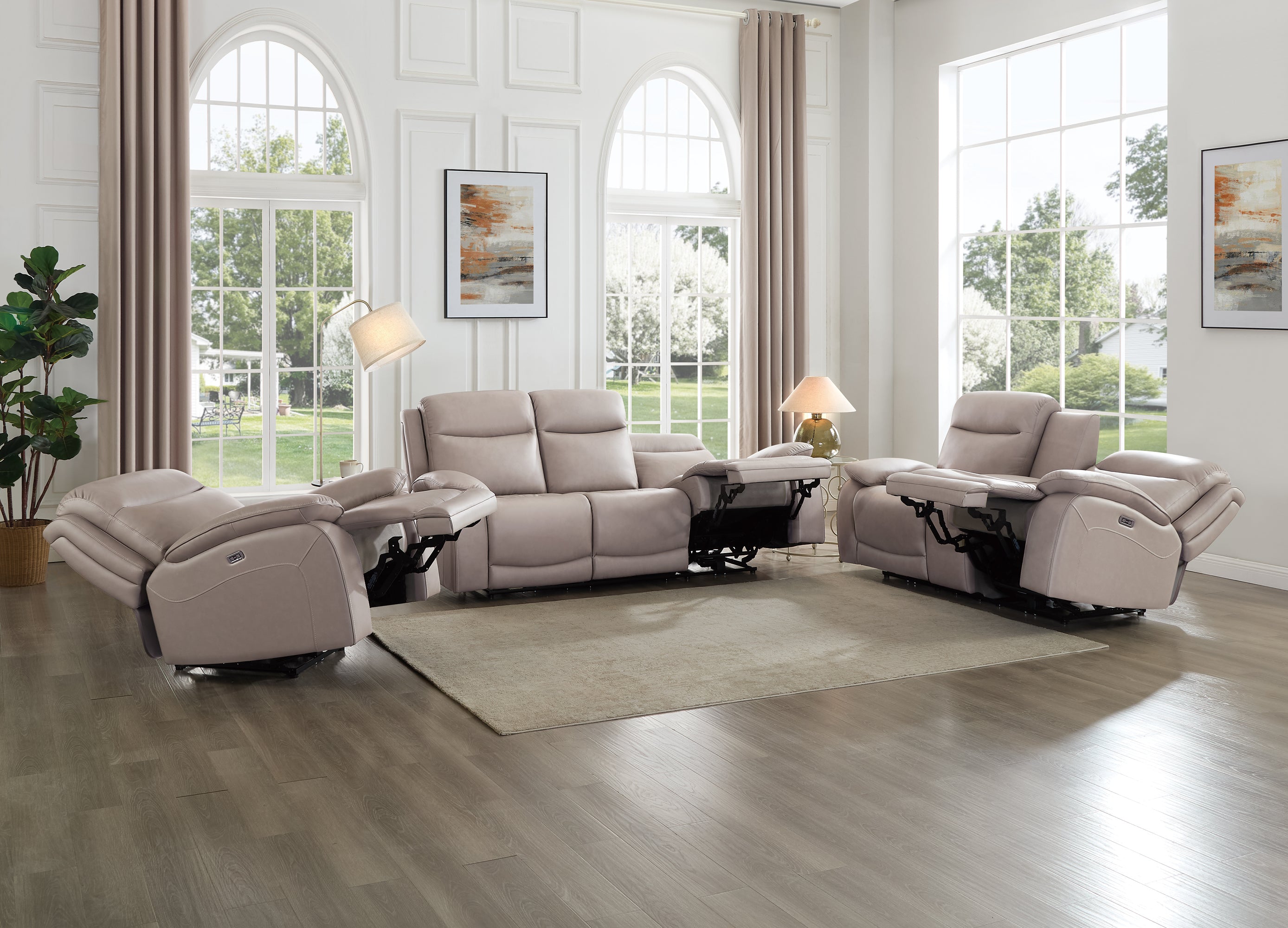 Jackson Power Headrest Zero Gravity Reclining Loveseat with Console